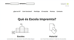 Desktop Screenshot of escolaimpremta.com